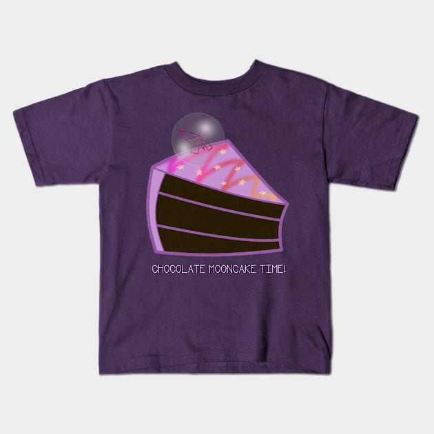 Zoe's Chocolate Mooncake!//with text Kids T-Shirt by UberGhibli